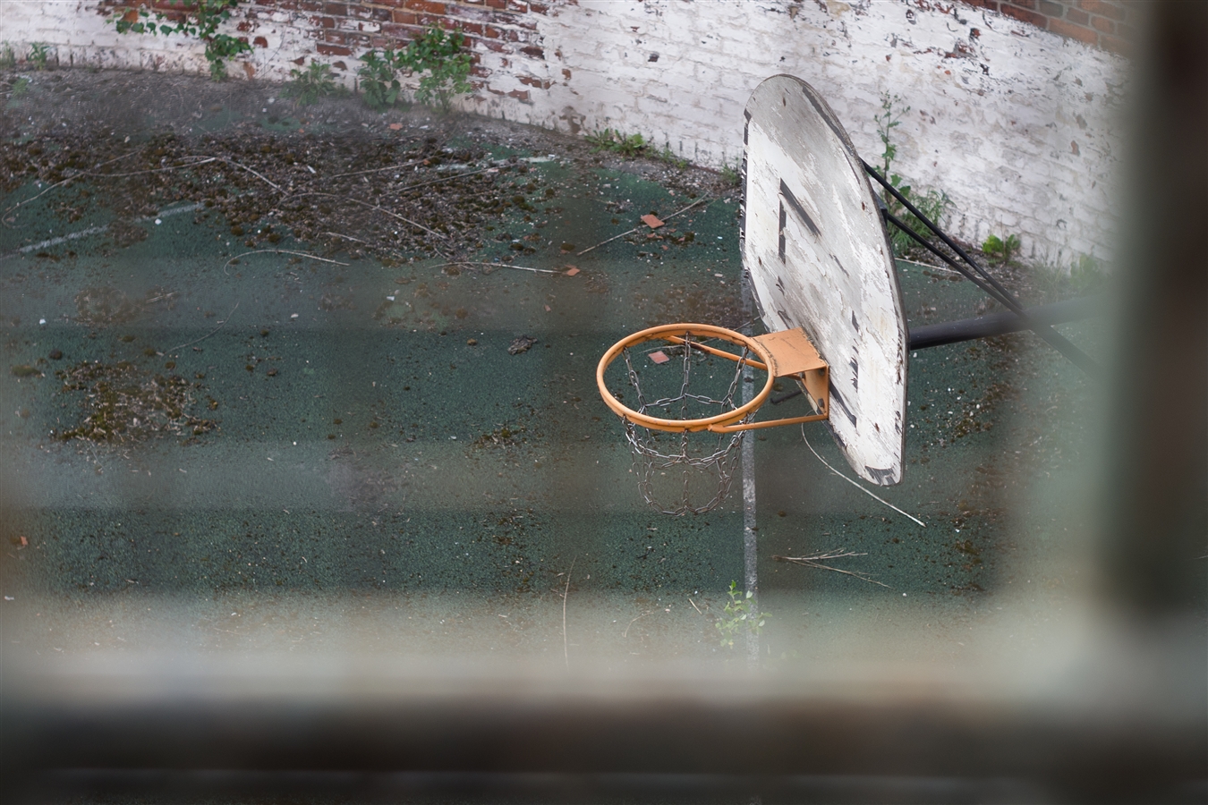 Gefängnis Basketballplatz