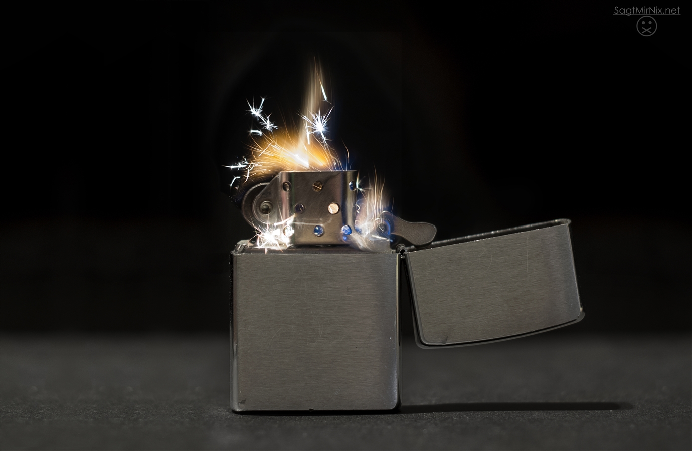 Zippo fängt Feuer