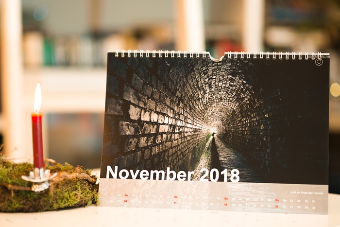 Kalenderblatt für November: Es wird dunkler