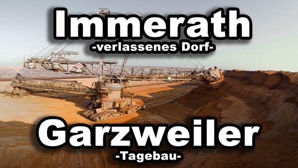 Garzweiler und Immerath: Verlassenes Dorf