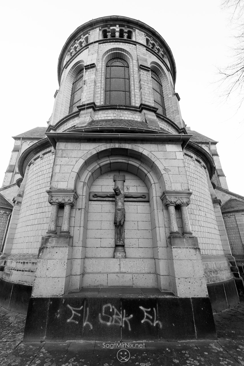 Leerstehende Kirche von Immerath