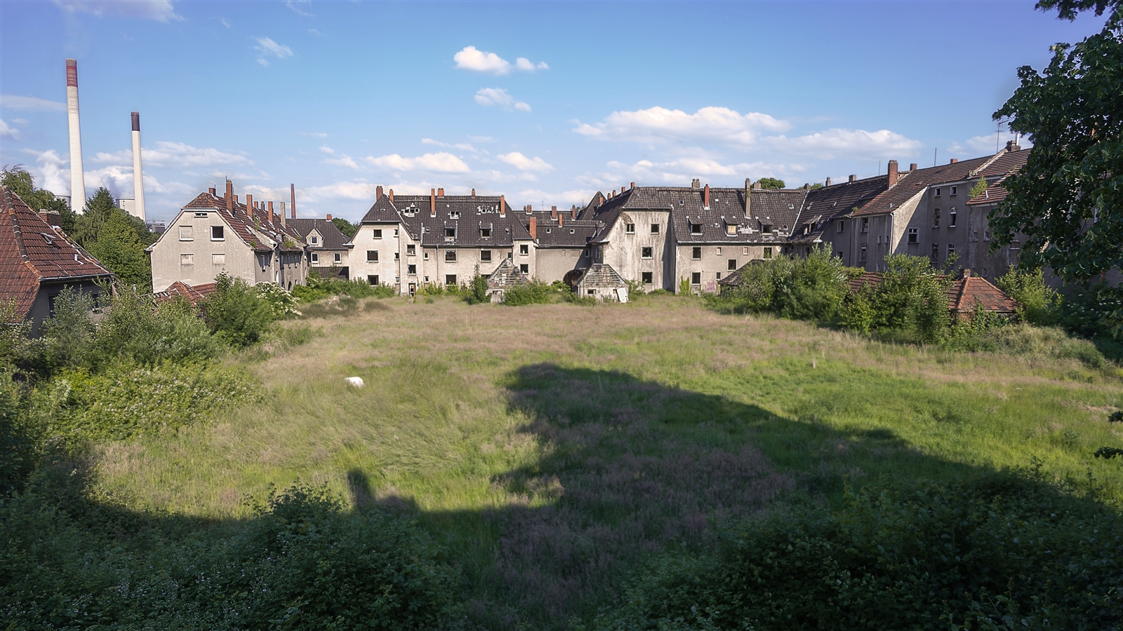 Verlassene Zechensiedlung in NRW