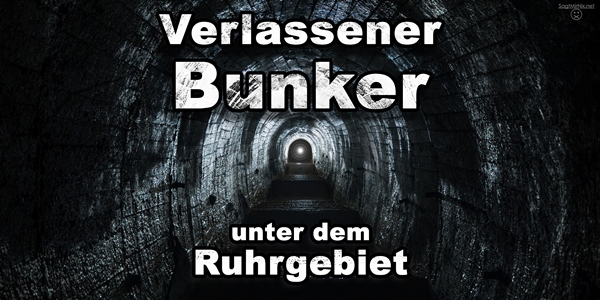 Verlassener, unterirdischer Bunker im Ruhrgebiet (NRW)