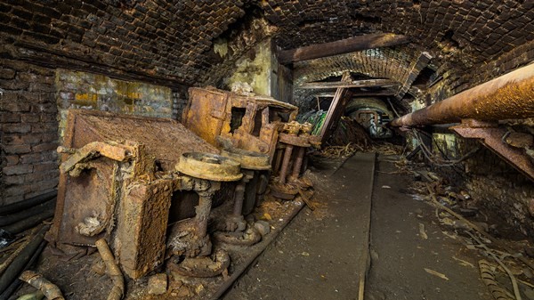 Alte Loren wie aus dem Bergbau: Ruhrpott pur