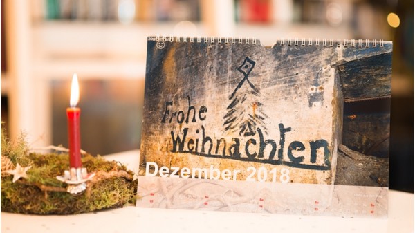 Kalenderblatt für Dezember: Frohe Weihnachten!