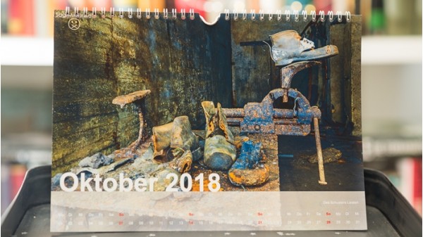 Kalenderblatt für Oktober: Unterirdische Werkstatt